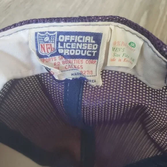 Vintage 1980's San Diego Chargers Charger Power Sports Specialties Baseball Hat - Picture 7 of 8